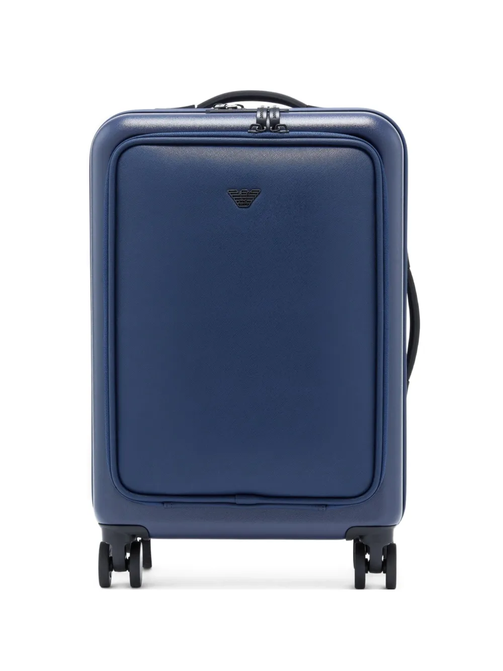 Emporio Armani logo-plaque suitcase - Blu