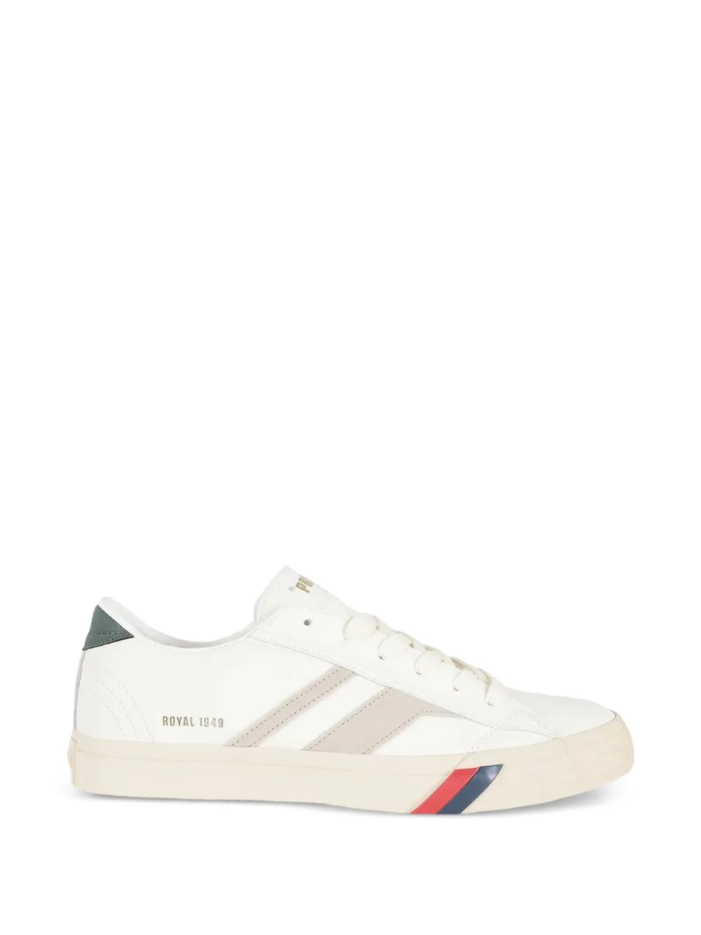 Pro-Keds 1949 striped leather sneakers - Toni neutri