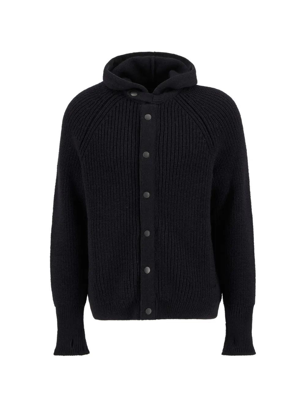 Barbour hooded buttoned cardigan - Nero