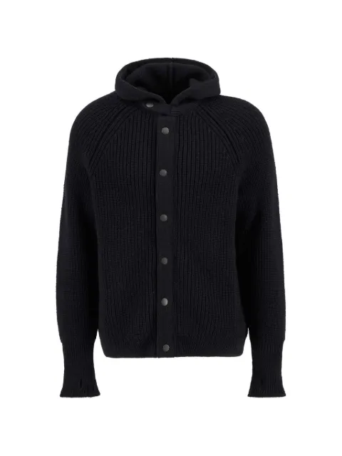 Barbour hooded buttoned cardigan