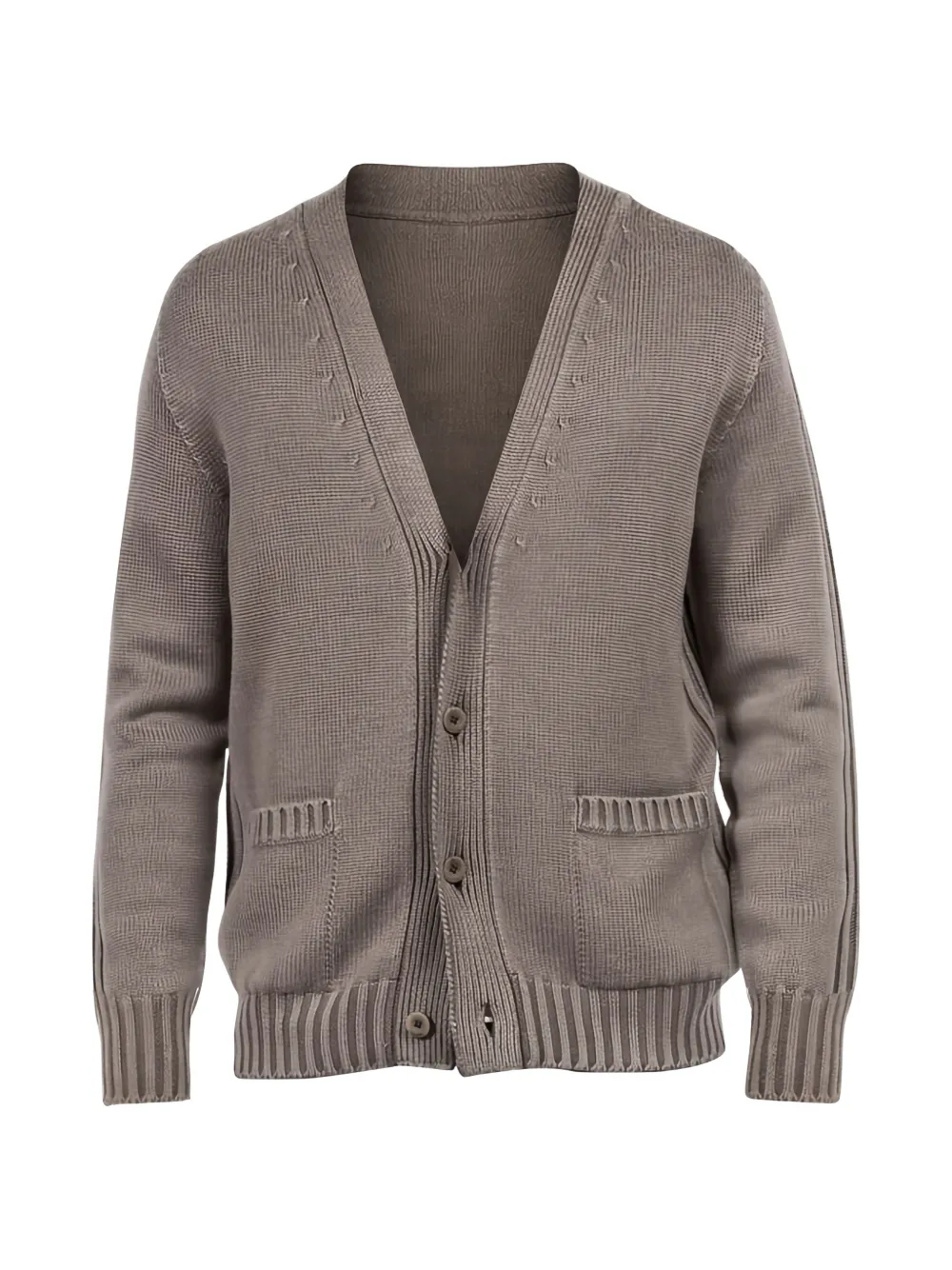 04651/TRIP IN A BAG pockets button cardigan - Marrone