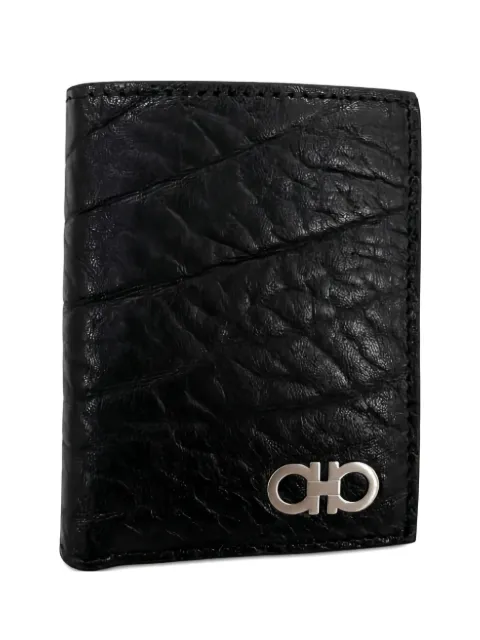 Ferragamo pebbled leather wallet
