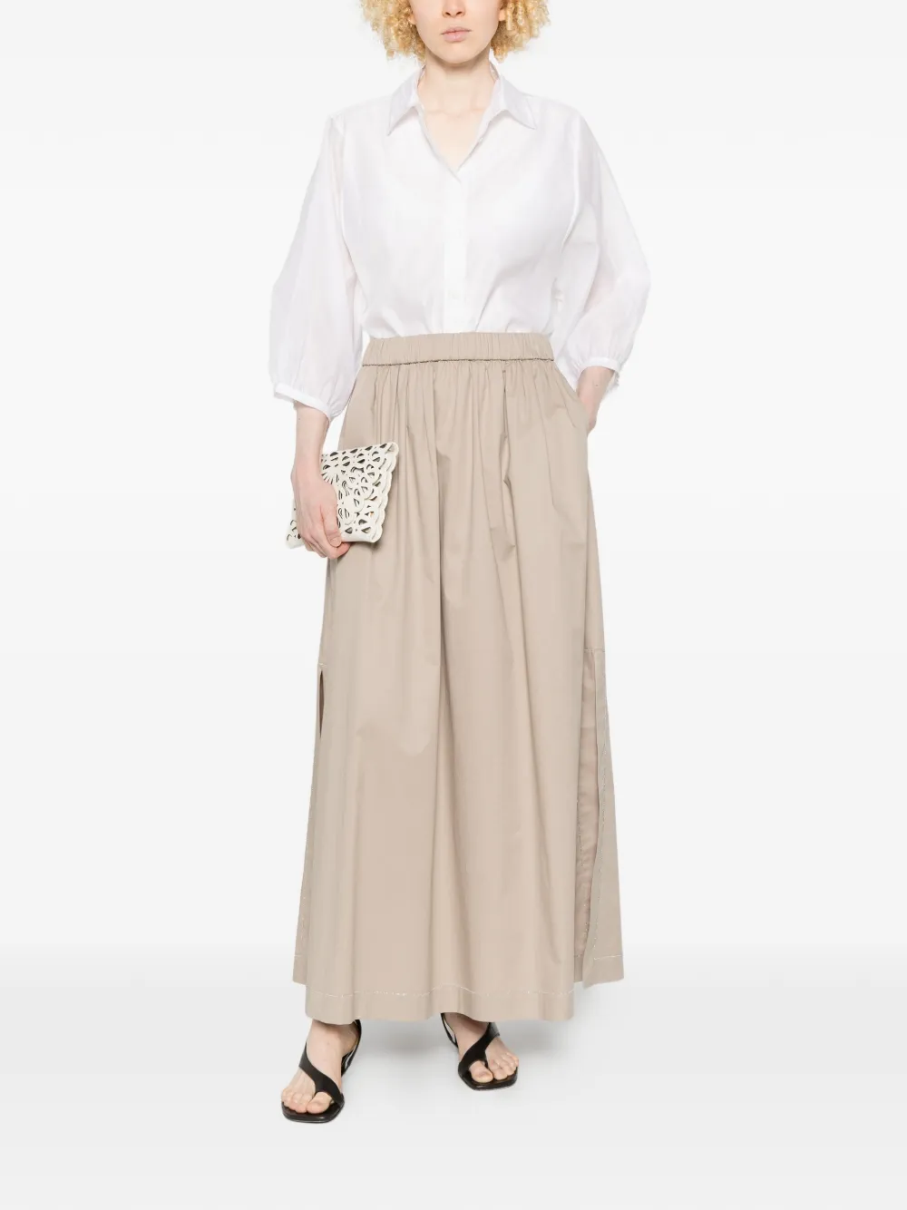  Peserico Embellished Blouse - White 