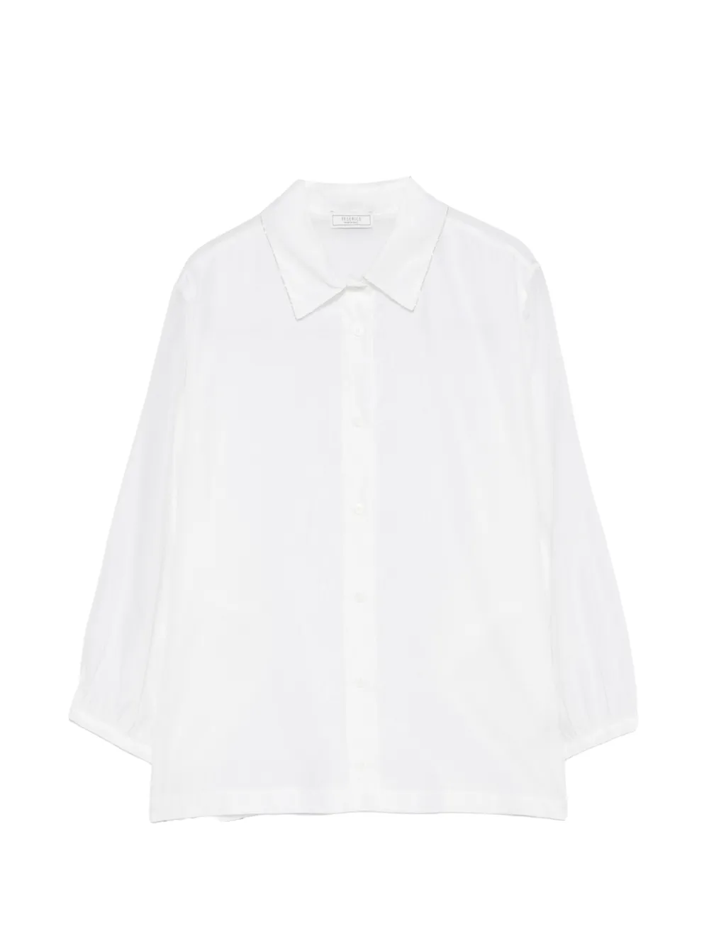 Peserico embellished blouse - Bianco