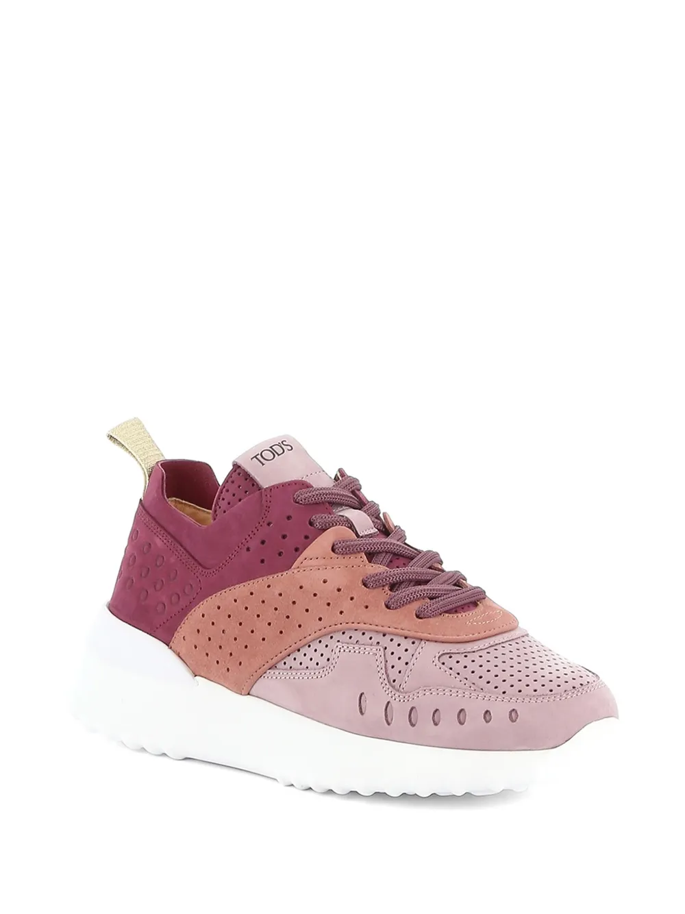 Tod's Geperforeerde sneakers Roze