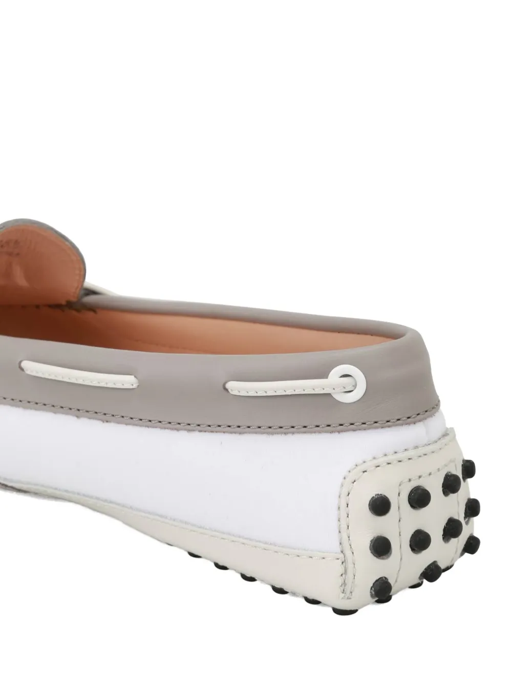 Tod's tie-detail loafers Grijs