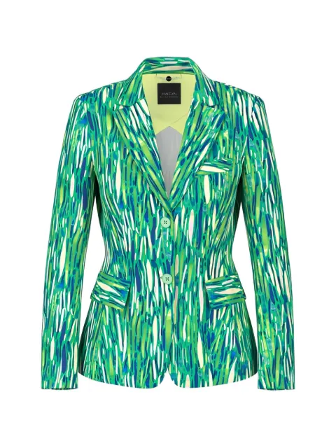 MARCCAIN Scuba lapel printed blazer