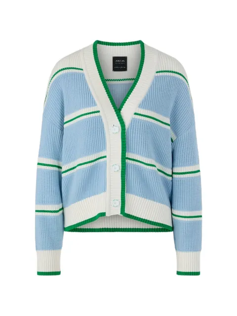 MARCCAIN striped V-neck cardigan