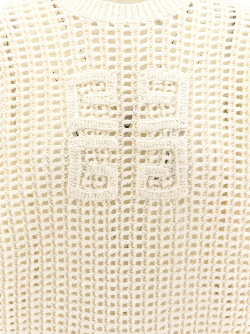 open-knit 4g motif sweater