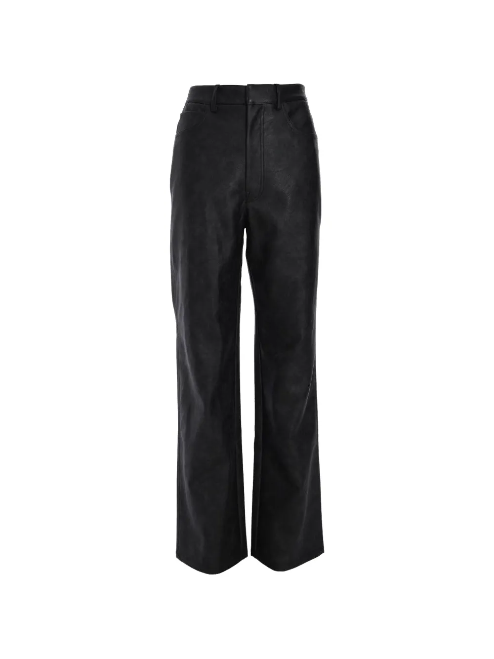 ROTATE BIRGER CHRISTENSEN textured straight trousers - Nero