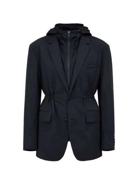 Tibi zip anorak blazer