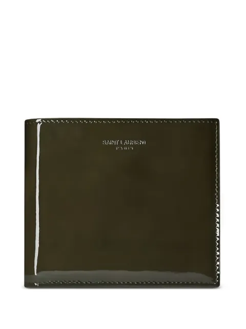 Saint Laurent Paris East/West patent-leather wallet