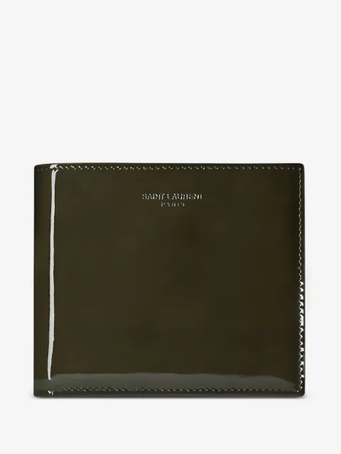 Saint Laurent Paris East/West patent-leather wallet
