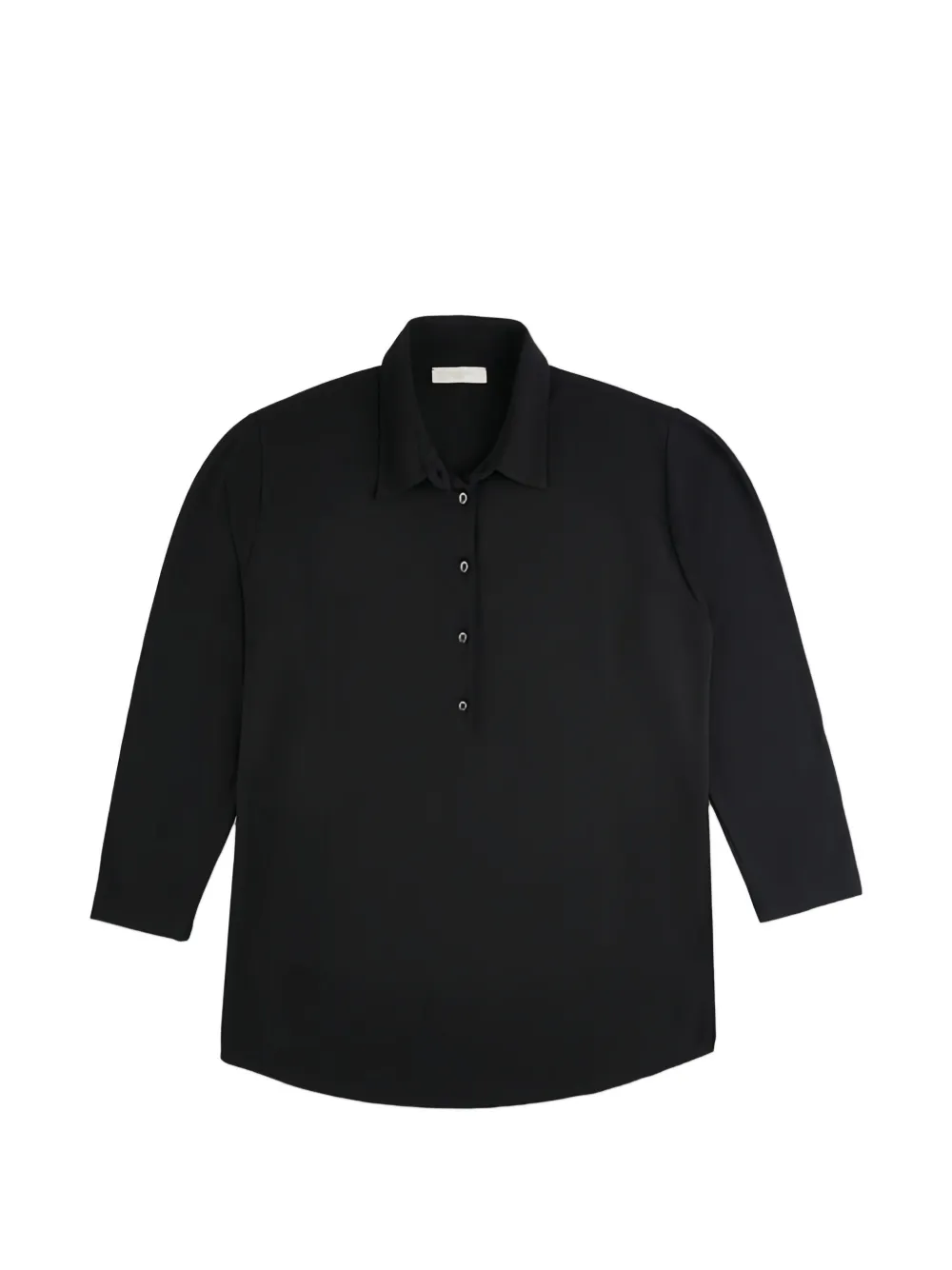 slowear buttoned polo shirt - Nero