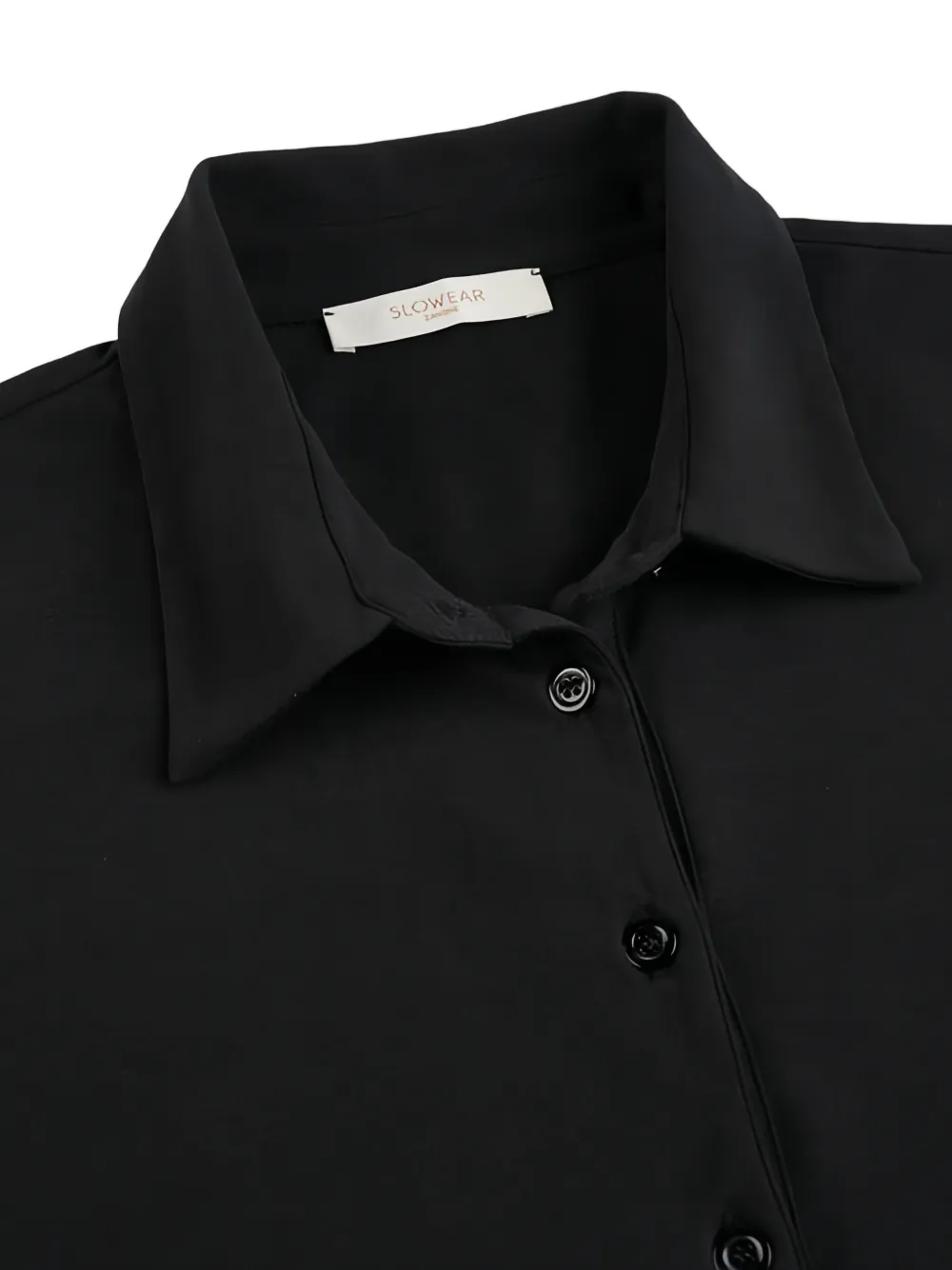  Slowear Buttoned Polo Shirt - Black 