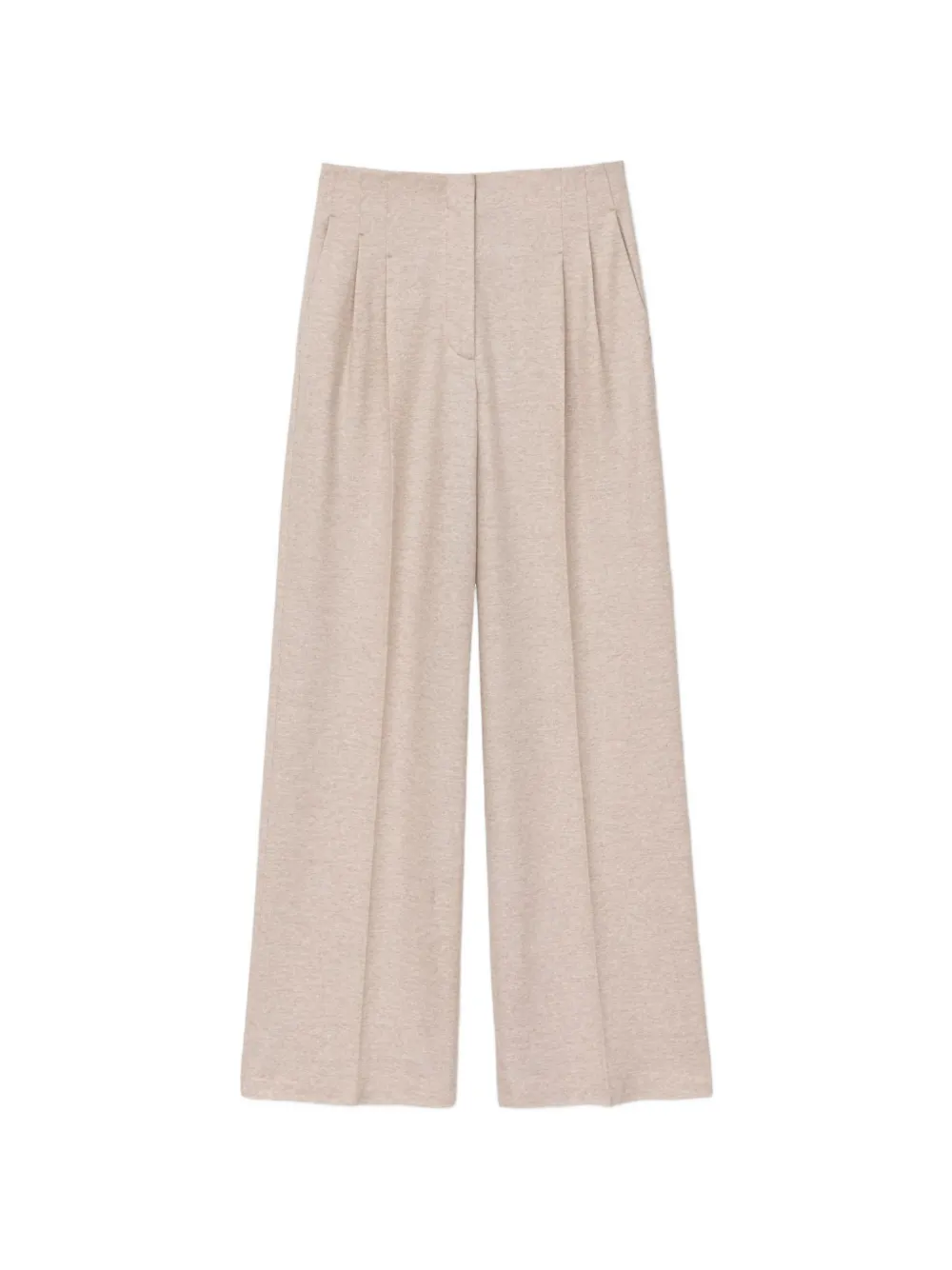 Iris Von Arnim pleated straight trousers - Toni neutri