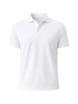 Pima button-up cotton polo shirt 2