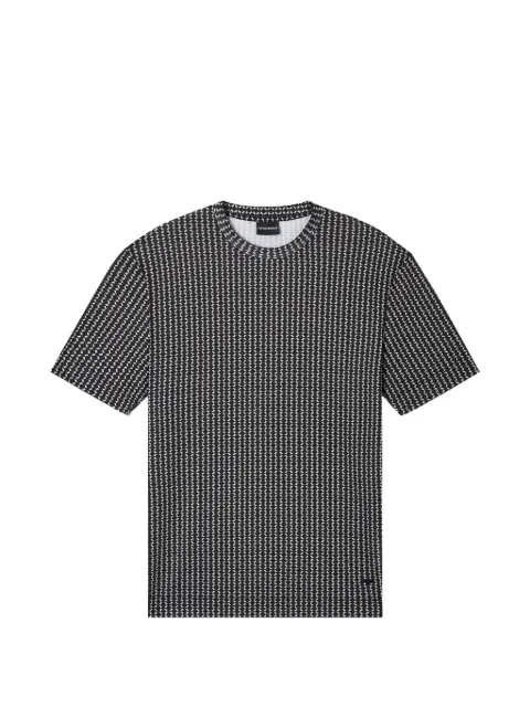 Emporio Armani playera con motivo micro