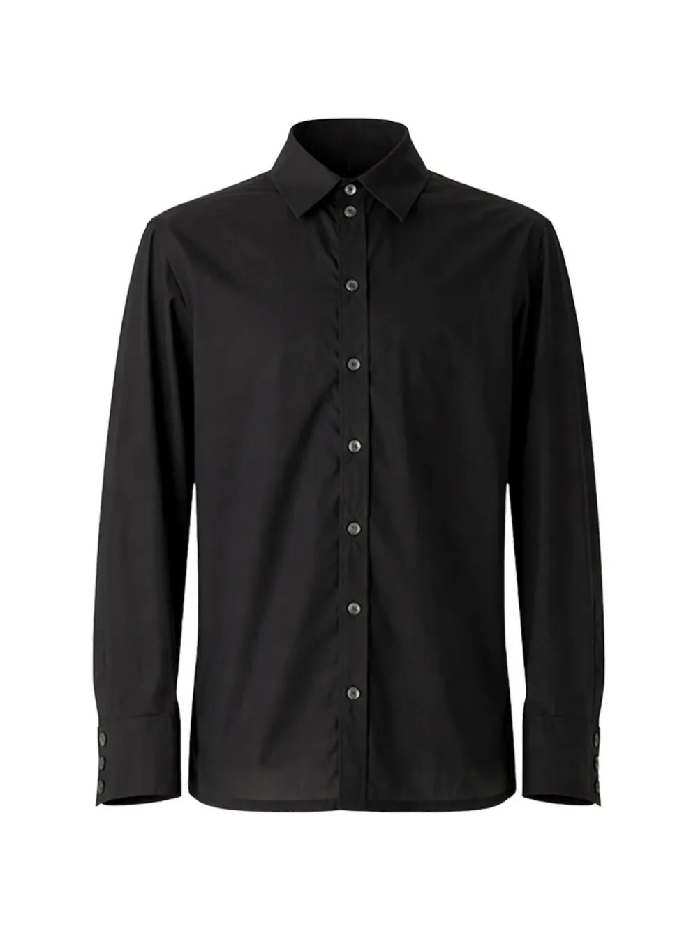 Christopher Nemeth Typewriter buttoned-up cotton shirt - Nero
