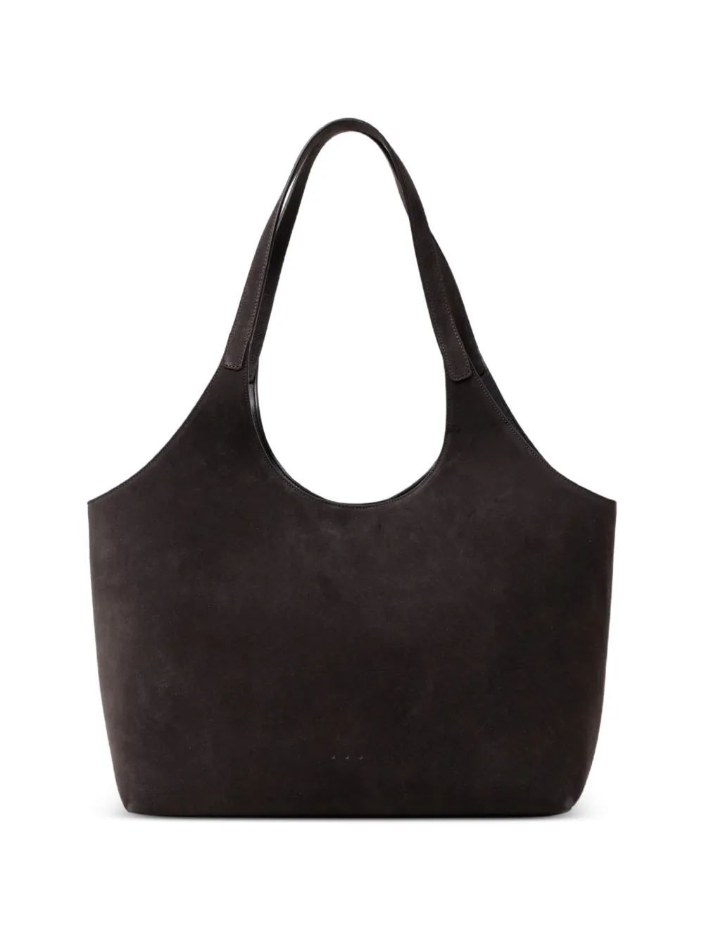 Aesther Ekme logo-print shoulder bag - Marrone