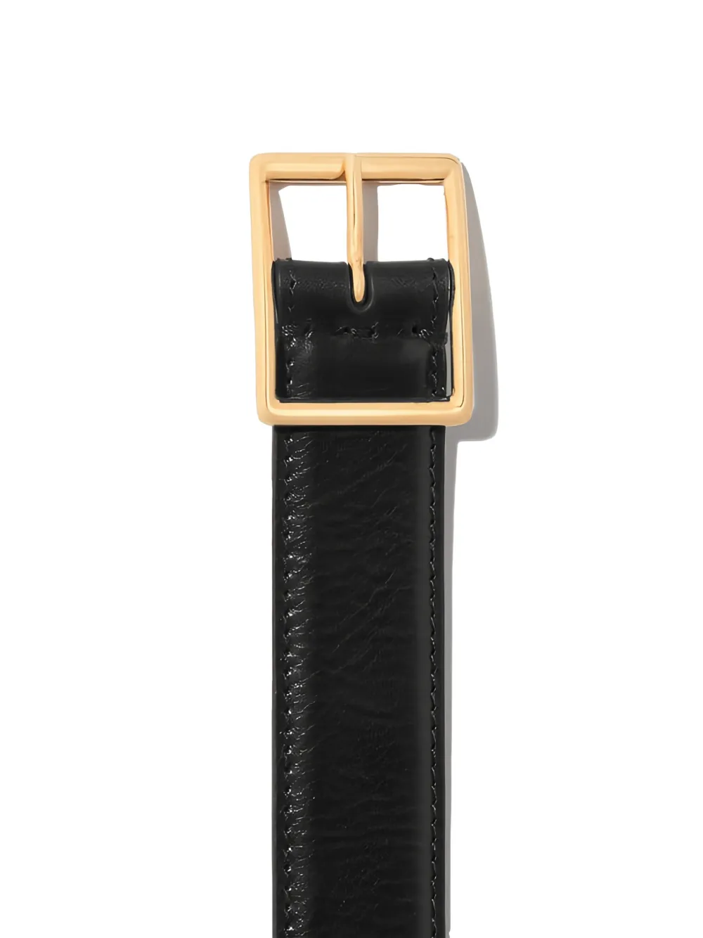  Nili Lotan Gabriele Square-buckle Belt - Black 