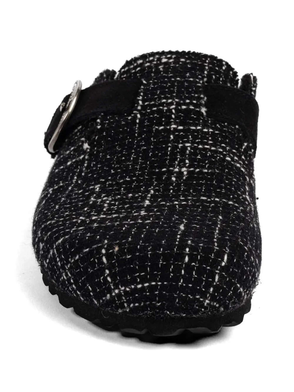 Buckle Pattern Mules