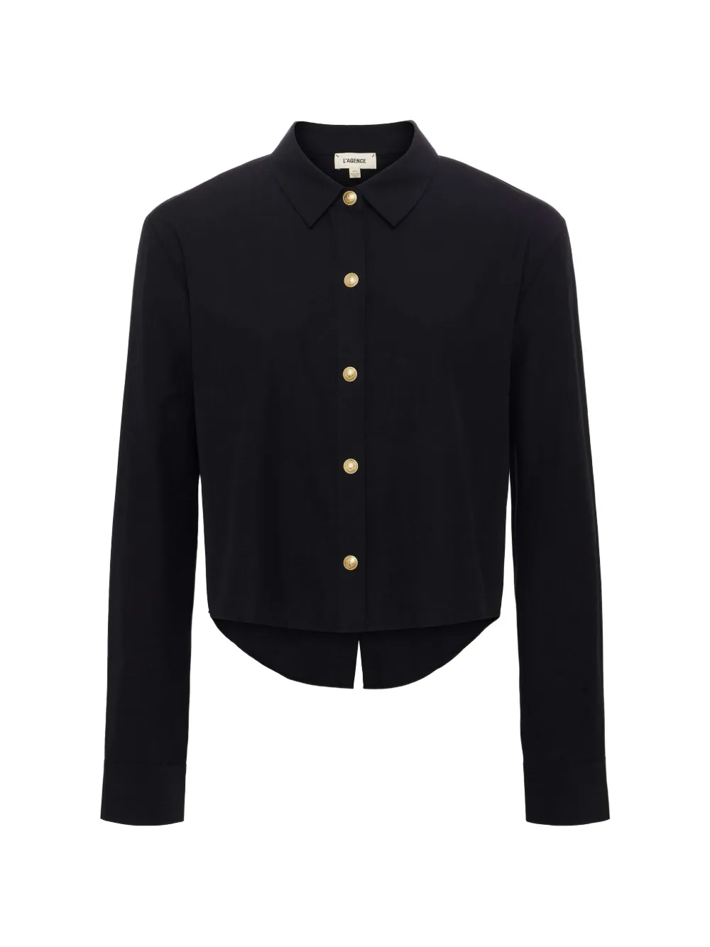 L'Agence Cosette button long-sleeve shirt - Nero