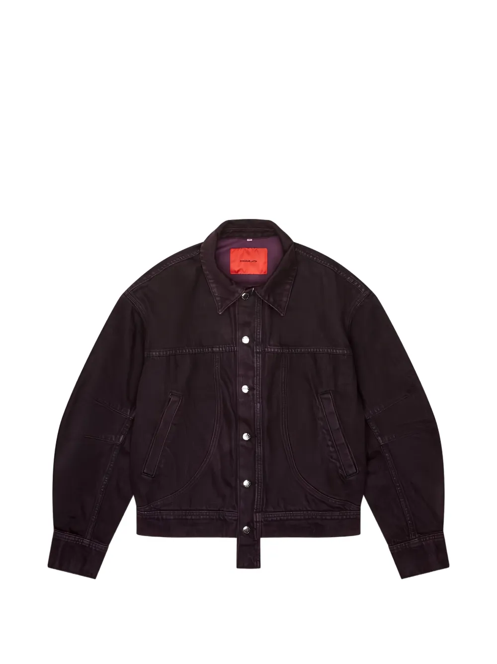 Eckhaus Latta panelled denim jacket - Viola