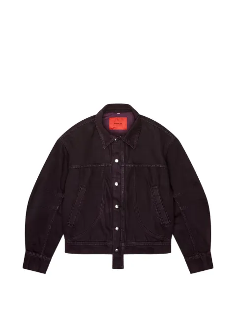 Eckhaus Latta panelled denim jacket