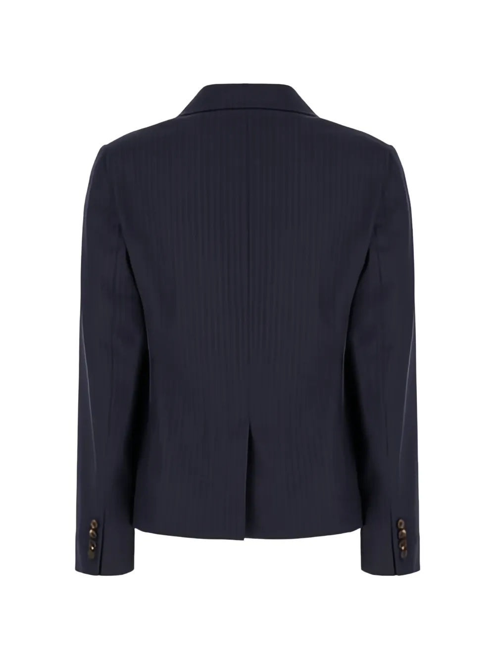  Max Mara Pinstripe Button Jacket - Blue 