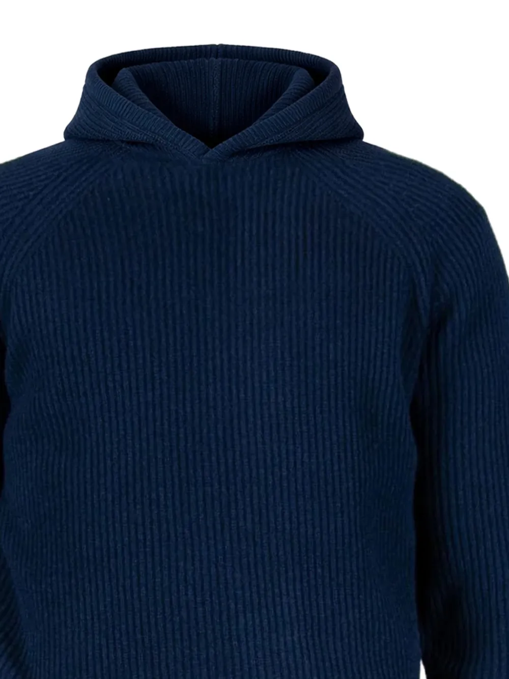 MC2 Saint Barth Malcom geribbelde hoodie met lange mouwen Blauw