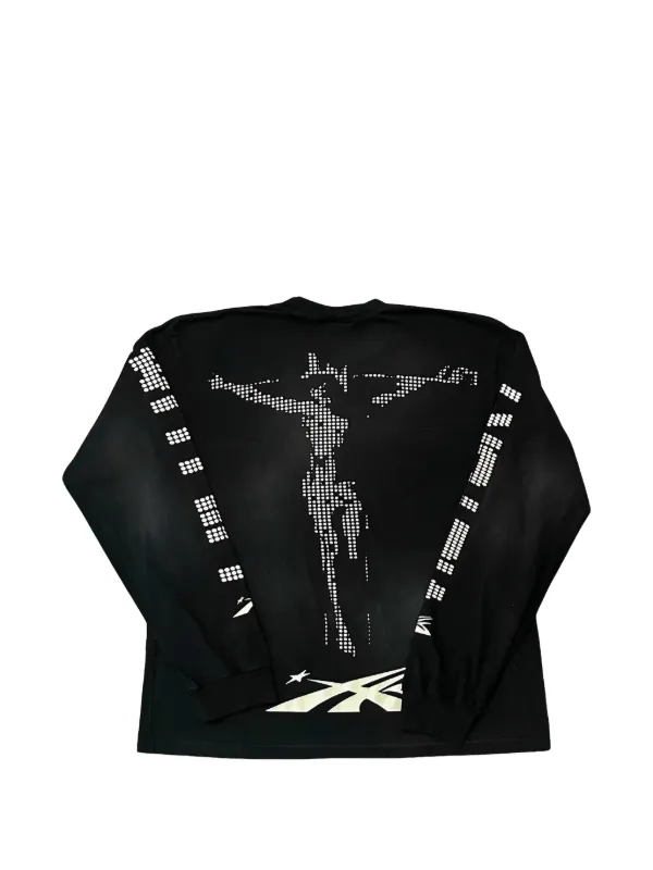 HELLSTAR 長袖 ロンt M ブラック HELLSTAR Graffiti Long-Sleeved T