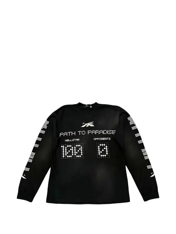 HELLSTAR ロンT S HELLSTAR ロゴ ロングTシャツ | ブラック | FARFETCH JP