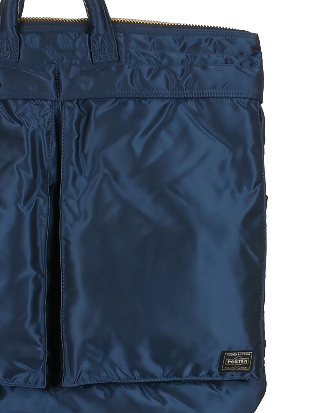 Porter-Yoshida & Co. Shopper met logo Blauw