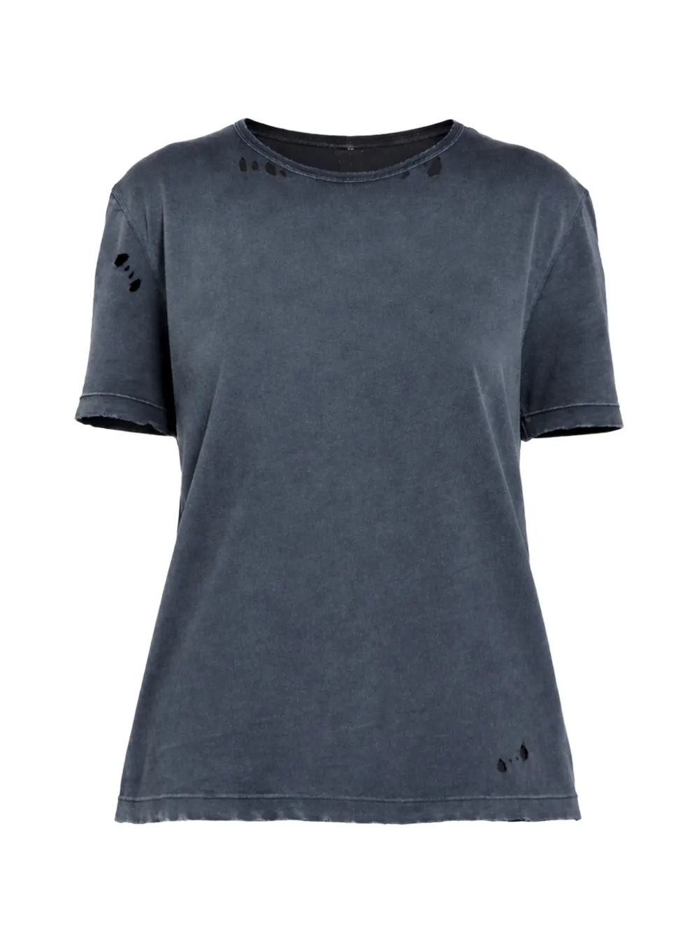 Ann Demeulemeester distressed-detail T-shirt - Nero