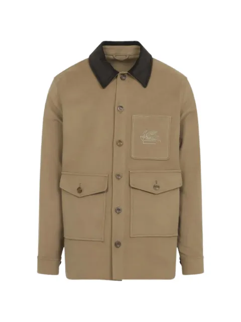 ETRO corduroy collar jacket