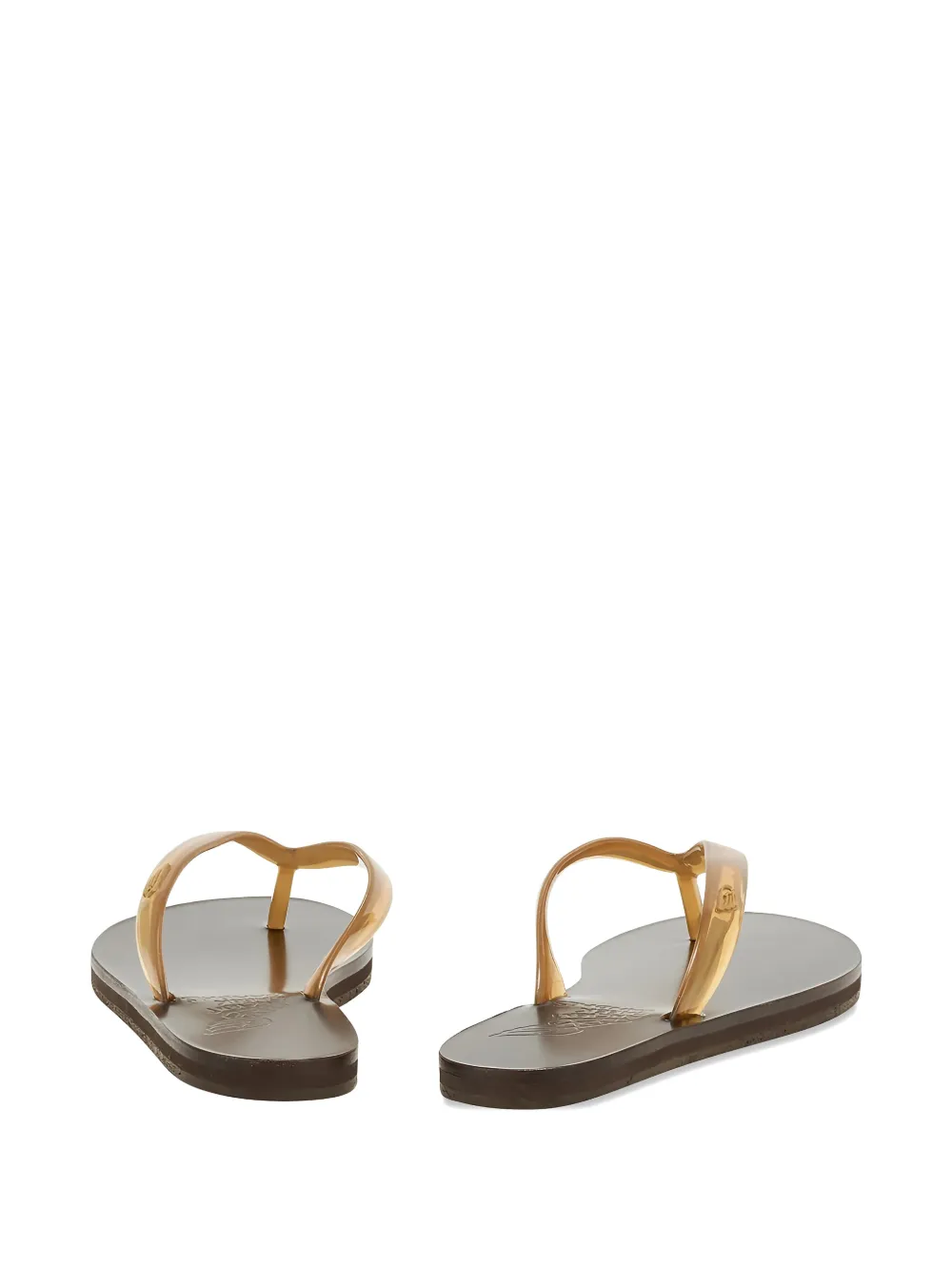Ancient Greek Sandals Saionara jelly teenslippers Bruin