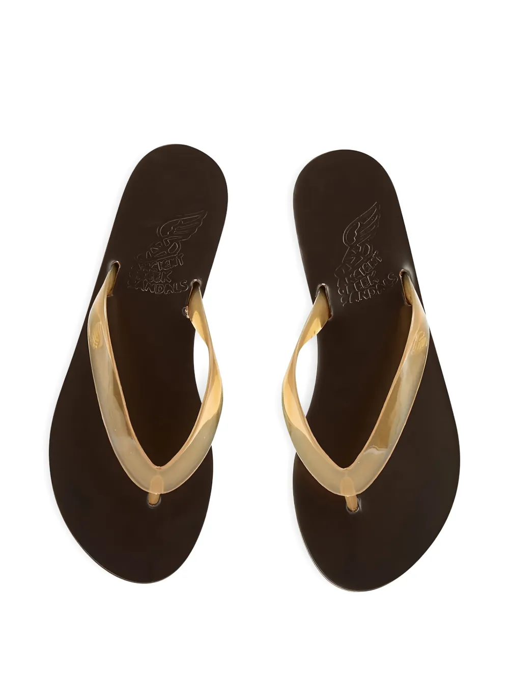 Ancient Greek Sandals Saionara jelly teenslippers Bruin