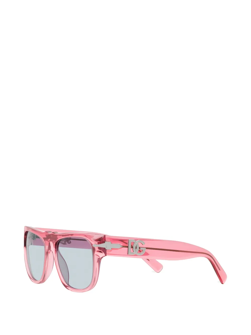  Dolce & Gabbana Eyewear Logo Square-frame Sunglasses - Pink 
