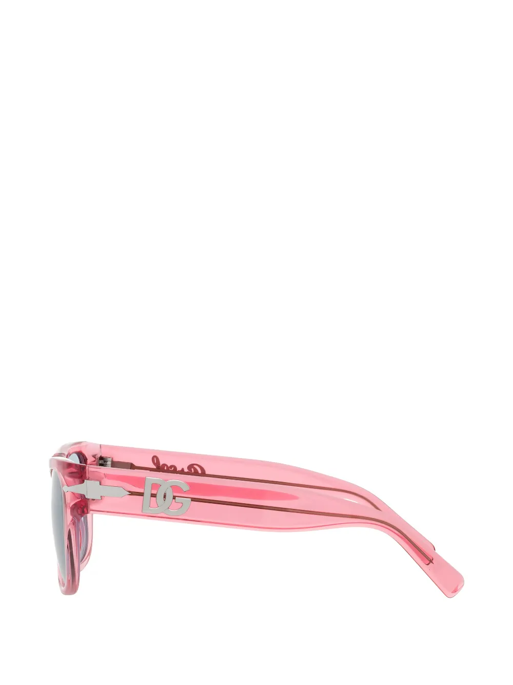  Dolce & Gabbana Eyewear Logo Square-frame Sunglasses - Pink 