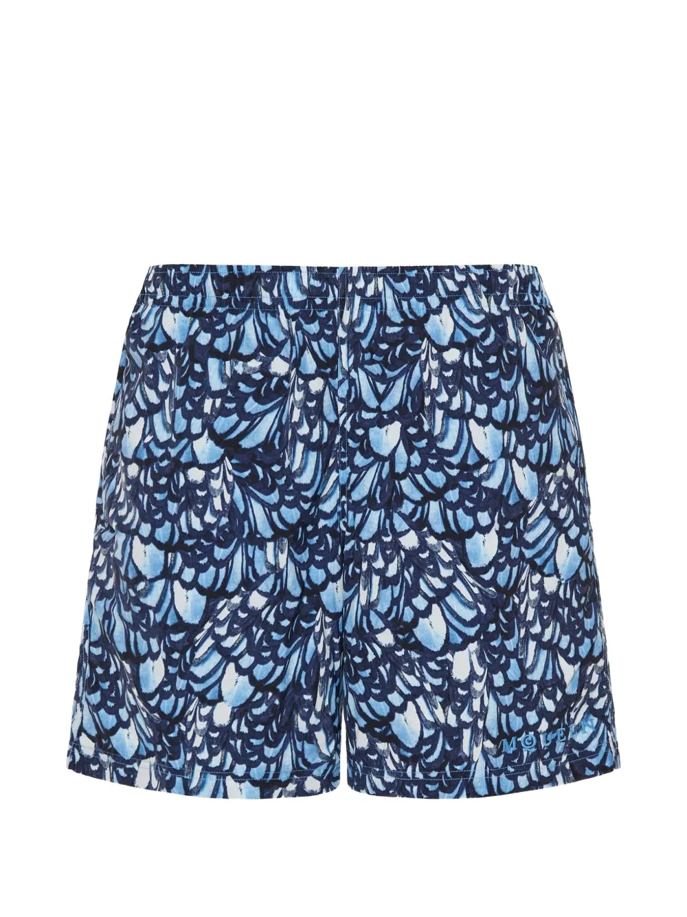 Alexander McQueen patterned swim shorts - Blu