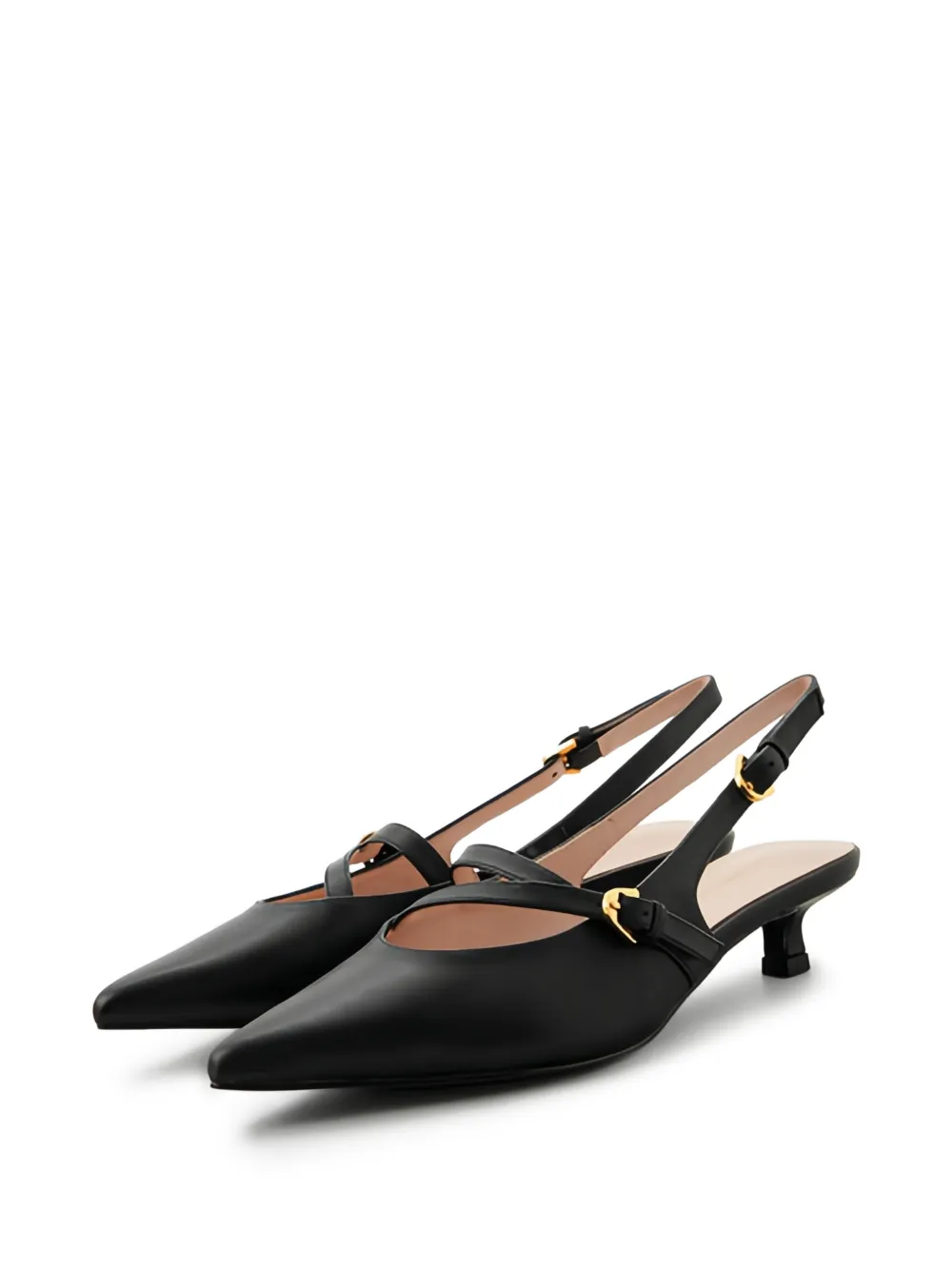 Slingback Point-Toe Pumps