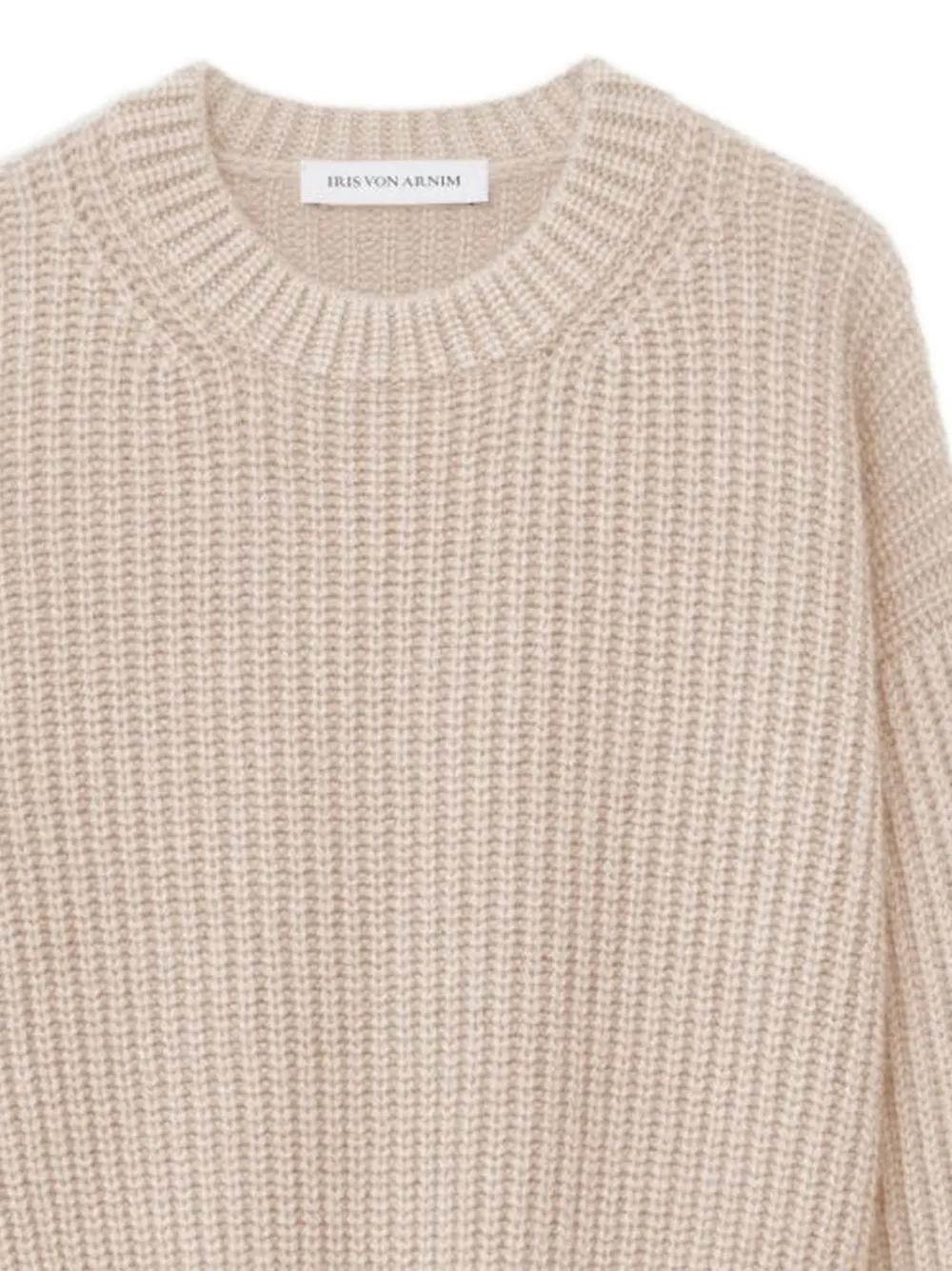  Iris Von Arnim Ribbed Sweater - Neutrals 