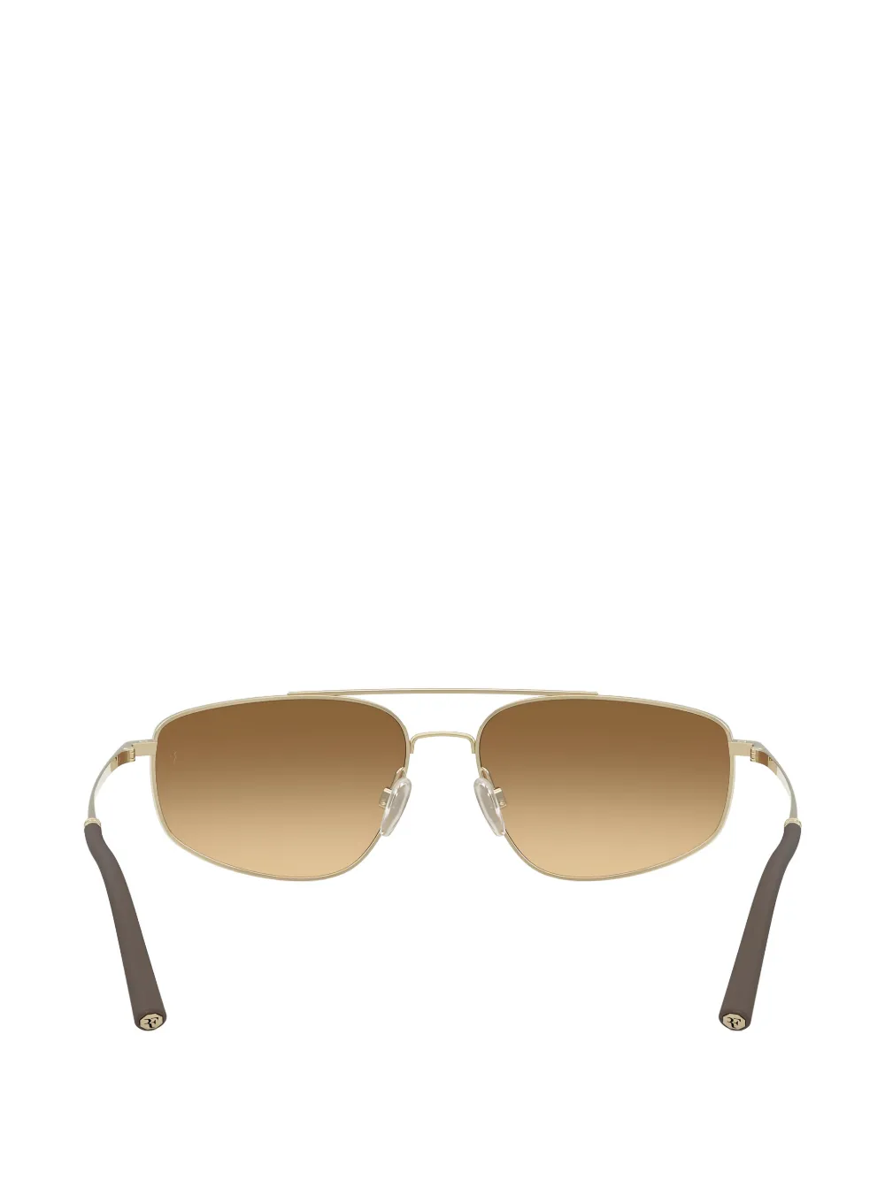 Oliver Peoples Zonnebril met piloten montuur Goud