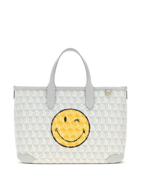 Anya Hindmarch smiley-graphic tote bag