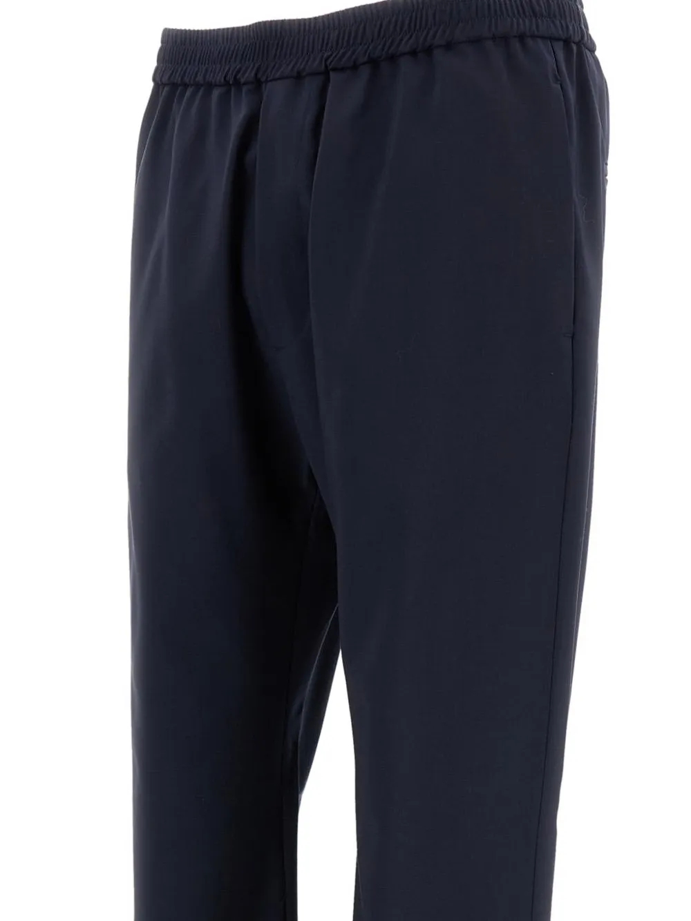 Barena Broek met elastische scheerwol Blauw