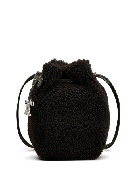 Tod's mini sac seau en peau lainée
