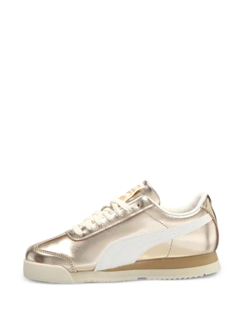 PUMA metallic lace-up sneakers