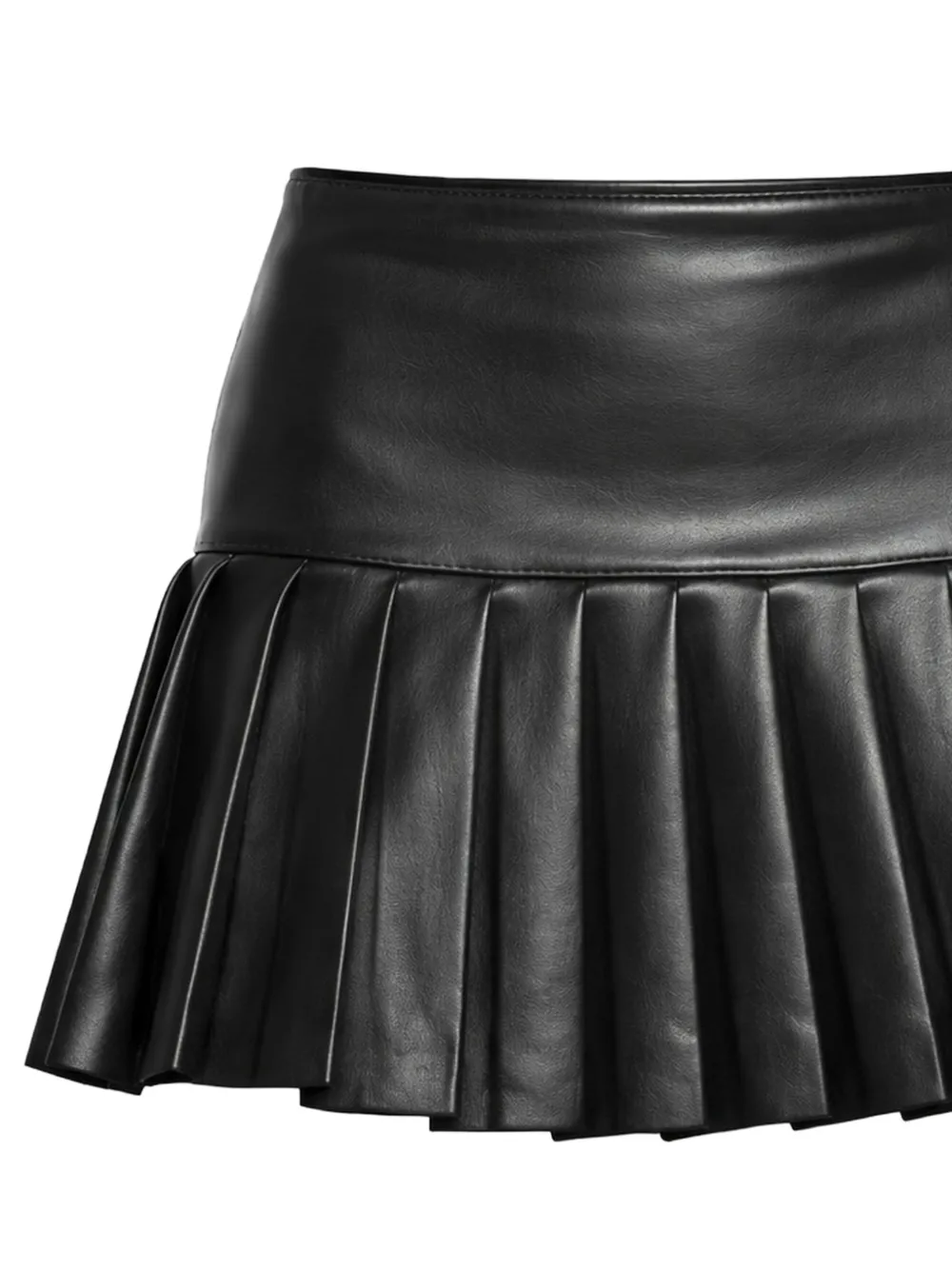  Norma Kamali Pleated-design Mini Skirt - Black 