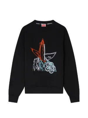 Kenzo Suéter Con Motivo Lucky Tiger | Negro | FARFETCH CL